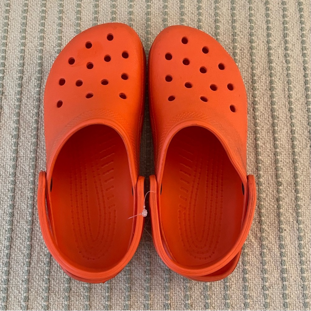 Orange Crocs - Women 10 / Men 8